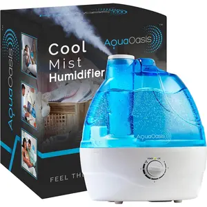 Ultrasonic Cool Mist Humidifier – 2.2L Large Room & Baby Nursery Humidifier with Adjustable 360° Nozzle
