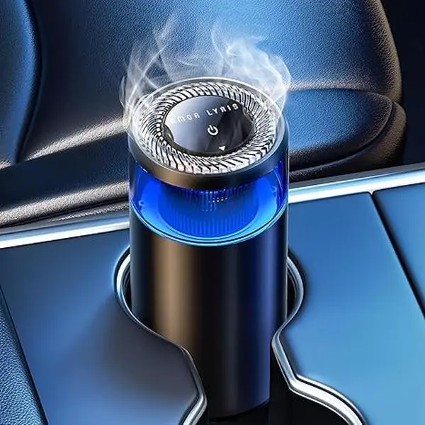 2025 Smart Car Air Freshener – Rechargeable Car Diffuser with 3 Adjustable Levels, Auto On/Off, Long-Lasting Aroma for Car & Home