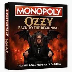 Monopoly Ozzy: Back to the Beginning Edition & Monopoly Halloween Horror Edition – Collector's Special Themed Board Games for Fans of Ozzy Osbourne and Classic Horror Movies. Perfect for Family Game Night.