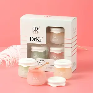 1 box of 3-in-1 Little Honey Jar Lip Mask for Moisturizing Lips