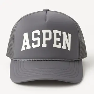 Grey Poly Aspen Trucker Hat