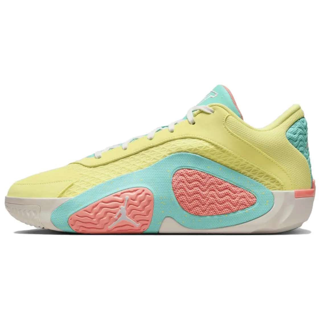 Jordan Air Tatum 2 Pf Lemonade' Versatile Cushioned Durable Low Top Basketball Shoes Men's FJ6458-700