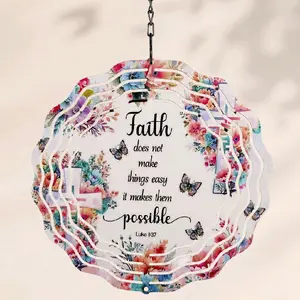 Faith Wind Catcher – Scripture Garden Spinner