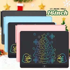 16 inch LCD Writing Tablet for Kids, LCD Drawing Board with Stylus, Erasable Screen, and Educational Fun - Perfect Birthday, Christmas, Halloween, and Easter Gift for Children Pink