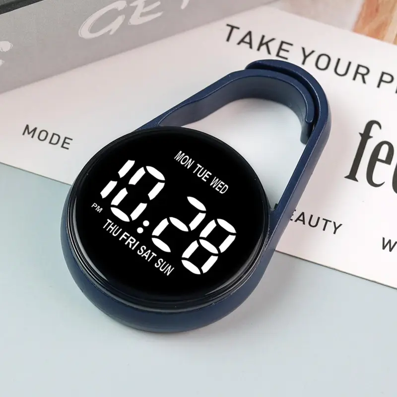 Trendy LED Electronic Casual Watch for Girls, Mini Water Drop Night Glow Keychain, Ideal for Middle School Students, Digital Display, Wristwatch, Digital Watches