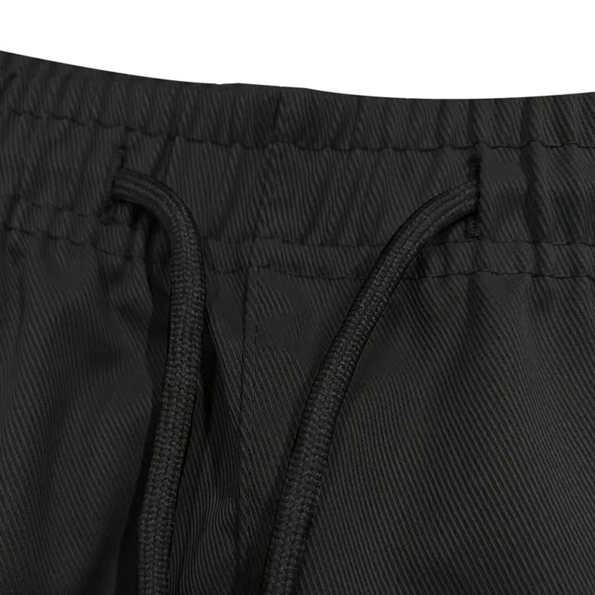 Men's solid-color four-season fashionable casual multi-pocket loose straight-leg hiking training fitness outdoor work pants