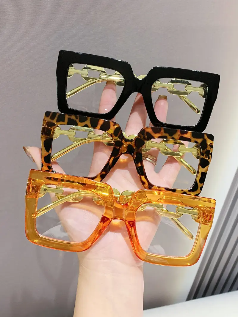 ?IT GIRL LEOPARD Fashion Oversized Sunglasses NEW Carolina K Exclusive Leopard Sunglasses main image 3