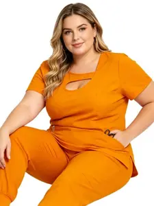 Medical Comfortable Breathable Nurse Work Uniform Lightweight Stain‑Resistant Outfit for Dental Oral Clinic Use