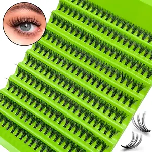 200 pairs of artificial eyelashes with a natural, fluffy effect, ultra-thin lash strips, soft lashes, mixed lengths, beginner-friendly DIY eyelash extension, Cosmetic Eyelash Extension, DIY False Eyelashes