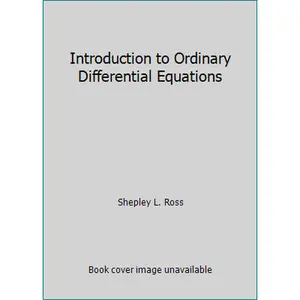 USED Book - Introduction to Ordinary Differential Equations by Shepley L. Ross (Paperback) - english