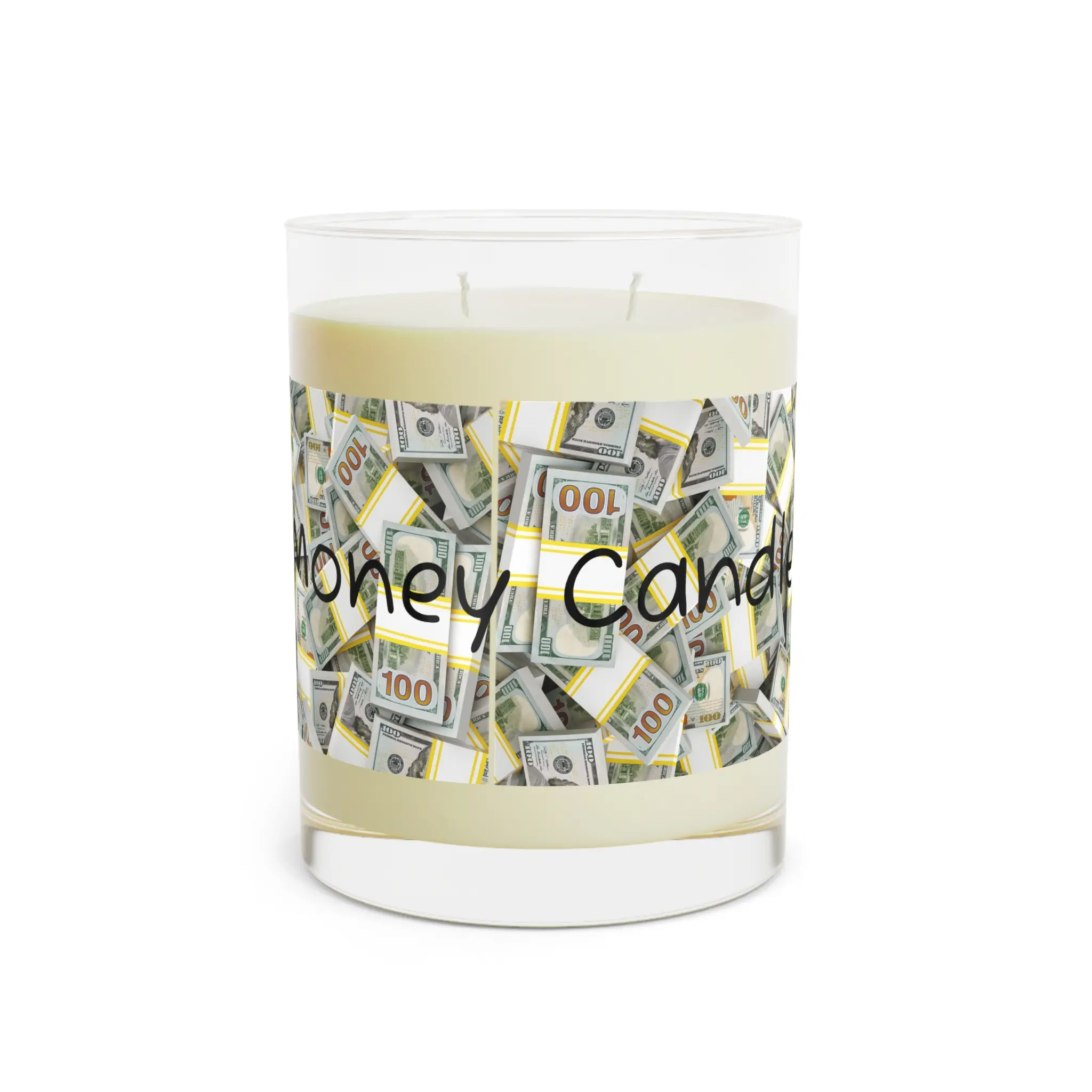 Money Scented Candle - Full Glass, 11oz