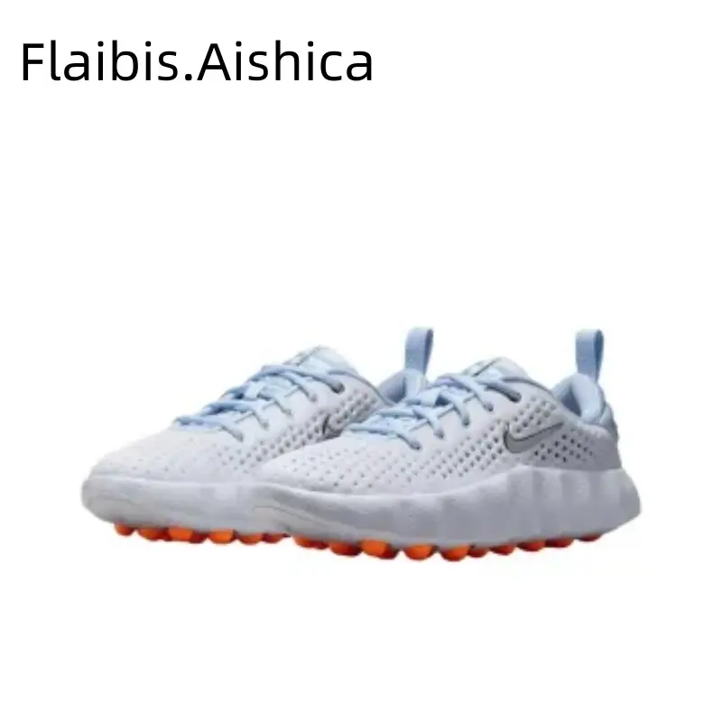 Comfortable and Snug Fit, Tech-Inspired, Breathable Training Shoes for Men, Gray and Blue