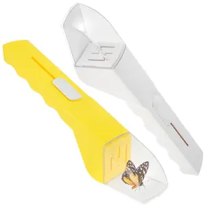 2Counts Bug Catching Tool with Clear Viewing Window Handheld Quick Release Insect Catching Tool Easy to Use Quick Release Bug Catcher 360° Insect Observation Portable for Children Adults