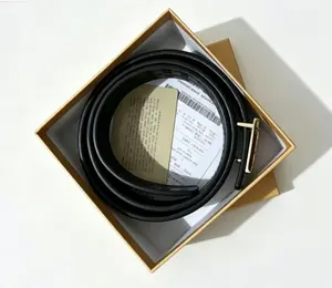 2026 Fashion Style Men's Genuine Leather Belt for Business Casual Comfort and Versatile Wearing (Can Be Used on Both Sides)