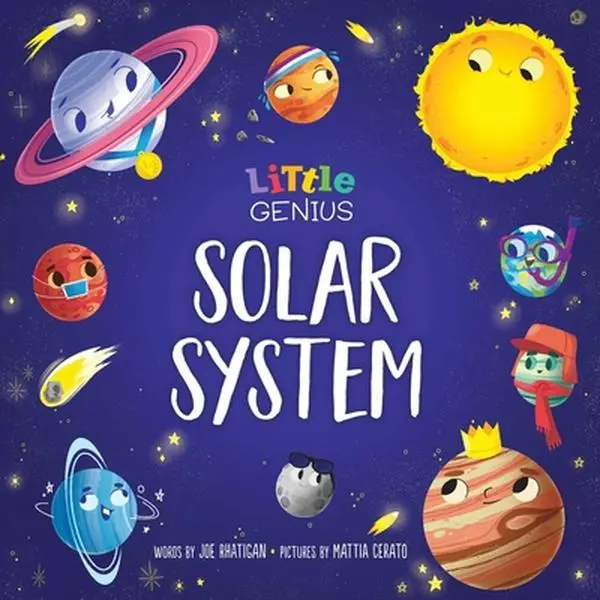 Used Board Book - Little Genius Solar System by Joe Rhatigan, English Language, for Children/Kids, Paper Material, 0.94 lbs (School & Educational Supplies)