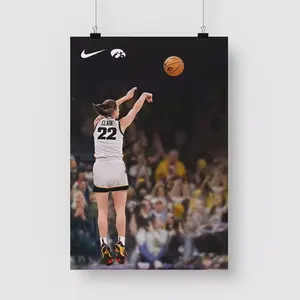 Caitlin Clark This Was Never A Long Shot Poster, Caitlin Clark Poster Home Décor