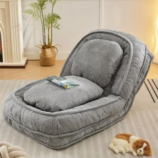 Human Dog Bed - Lazy Sofa Couch with 5 Adjustable Positions, Foldable Design for Home or Office Use