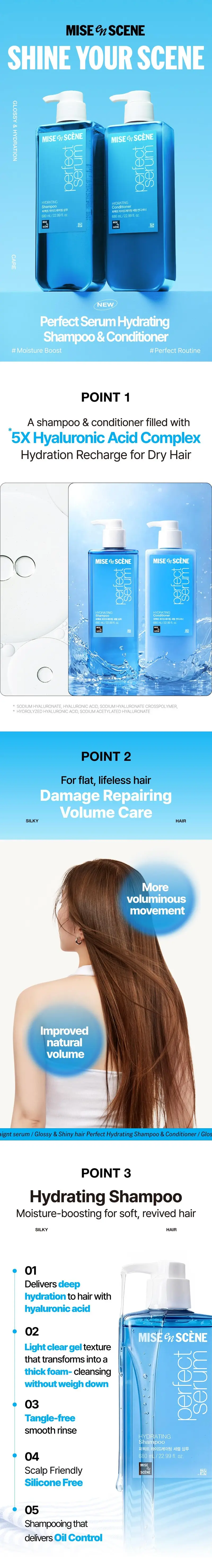 [Bundle] Perfect Serum Wash Day Routine (3 Options)｜Shampoo 17.92 fl oz + Conditioner(Treatment) + Serum 2.7 fl oz