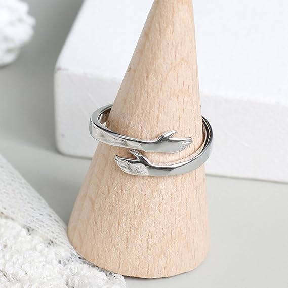 [Love Gift] Adjustable Open Hug Ring for Daughters, Durable Festive-Party Accessory, Symbol of Love and Protection, Adjustable Open Ring