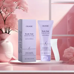 Gentle Body Hair Removal Cream, Hydrating Nourishing Smooth Skin, Fine Hair Removal, Non-Flammable, Single Item, Moisturizing, Sensitive, Body Care, Notified Via Scpn/cpnp, Moisturize