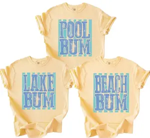 Beach Bum Shirt Comfort Colors, Trendy Women's Summer Tshirt, Retro Beach Vacation Graphic Tee, Cute Coastal Casual Outfit, Soft Unisex Summer Apparel Gift