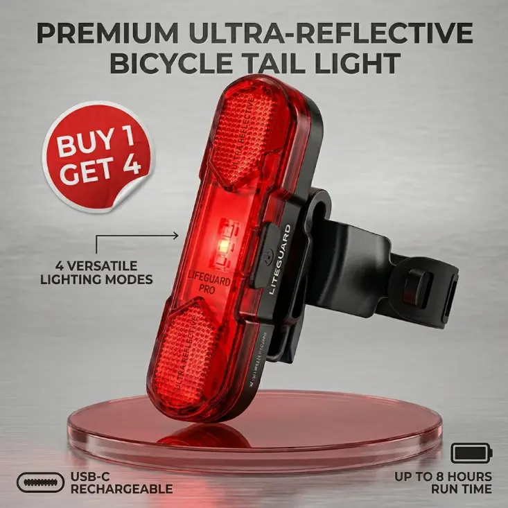 4Pcs 【1=4】 Rechargeable Bikes Tail Light Cycling Safe Warning Lamp Mountain & Road Bikes Night Riding Safety Equipment Lights ultra bright Tail Lights Water Bicycles Taillight Bikes Accessories Multifunctional Four-Mode outdoor ride electrical