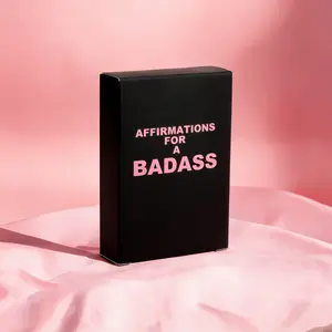 53 Badass Daily Affirmation Cards – Motivational Self-Care Gift for Women, Best Friends, Coworkers, Daily Motivational and Inspirational Cards