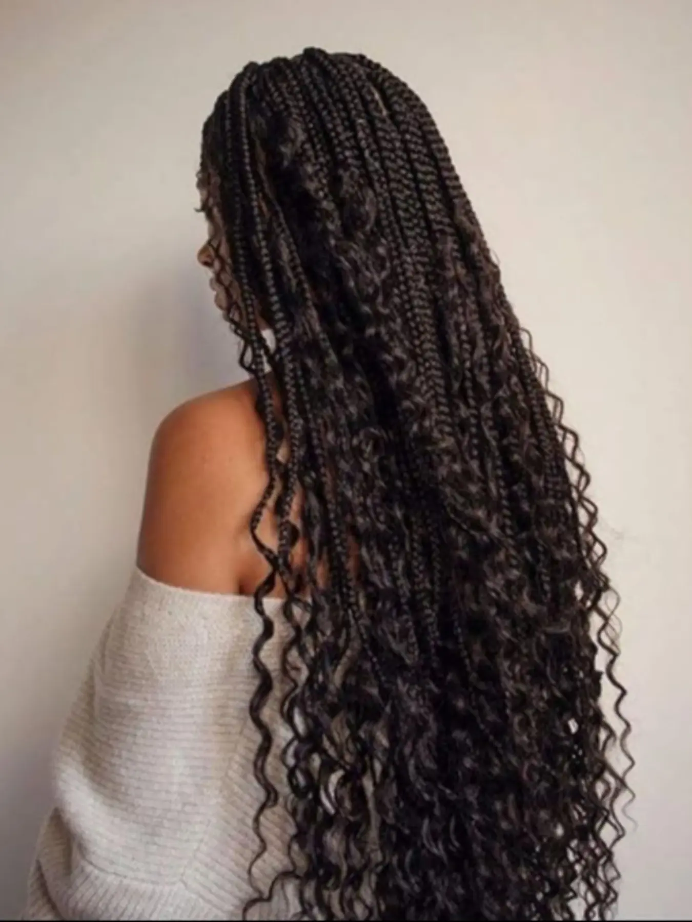 Summer Outfits 32inch Long Coily Synthetic  Full Lace Braided Hair Wig, Natural Fluffy Hair Wigs Without Bangs, Synthetic Curly Wigs, Artificial Wig, Hair Wigs for Daily & Cosplay & Costume Party Decor