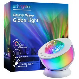 Enbrighten Galaxy Wave Projector Globe Light Enbrighten Galaxy Wave Projector Globe Light