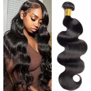 Malaysian Hair Extensions 1B Bundles - Human Hair Pieces for Women bundles