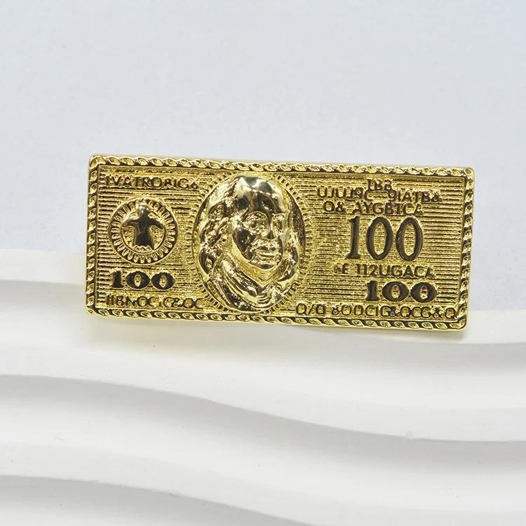 Gold Double Finger Money Ring| Bold Statement Fashion Jewelry