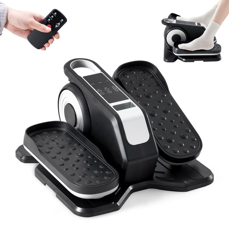 Under-Desk Elliptical Machine–Compact & Quiet Mini Pedal Exerciser with Adjustable Speed, LED Display, Portable Fitness Solution for Home or Office Workouts