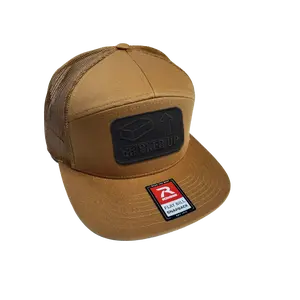 Buck and Bass Official Merch - Bricked Up Black on Black Patch Snap Back Trucker Hat