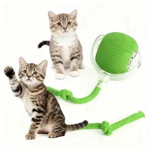 Auto-Moving Interactive Cat Toy Ball – USB Rechargeable Rolling Ball to Relieve Boredom