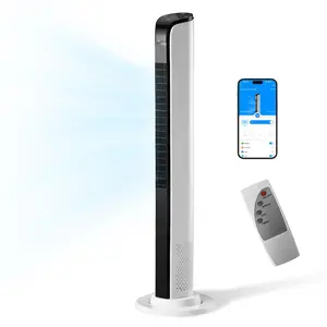 [ Father's Day Gift ]Winado 42" Tower Fan for Bedroom, Smart Floor Fan with App & Remote Control, 130° Adjustable Oscillating, 3 Speeds, 3 Modes and 12H Timer, 25dB Quiet Fan for Cooling Home Office