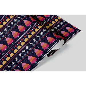 Premium Xmas Wrapping Paper Sheets for Birthdays and Christmas - Pack of 3, 20x29 in, Made in USA