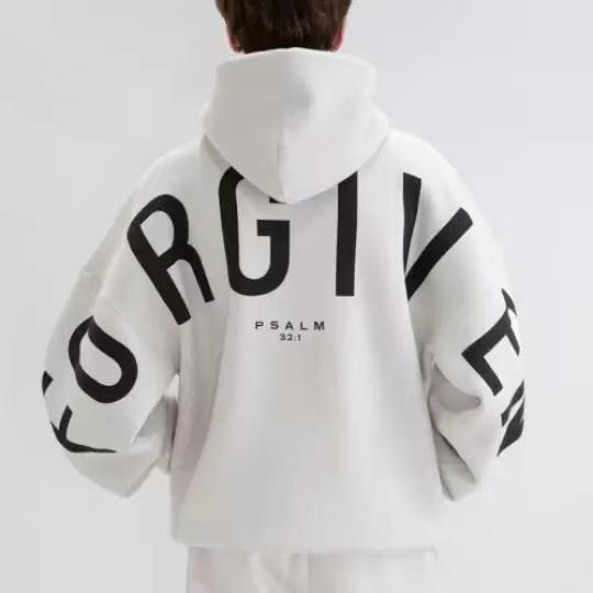 Essential Hoodie |         Christian Oversized Hoodies, Heavyweight Faith Sweatshirts with Yahweh, Yeshua, Forgiven Designs, Super Soft Religious Apparel Gifts for Women & Men