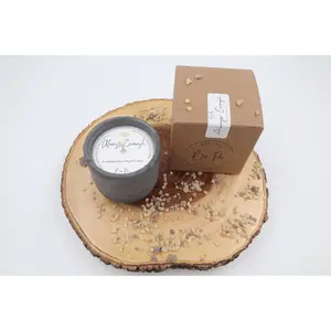 Always Enough Concrete Candle | Frankincense, Myrrh, & Oud | 8.5oz