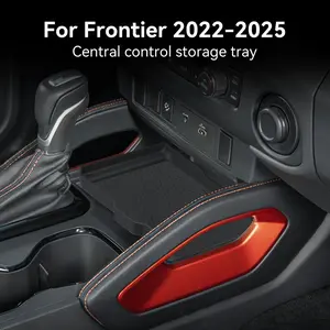 Nissan Frontier Central Console Storage Box Tray, Organizational Organizer for Nissan Border Car Accessories, Fits 2022-2026 Models