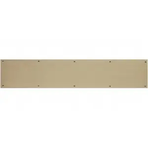 Brass Accents  8 in. x 40 in. Kick Plate Antique Brass Screw Mount
