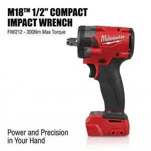 Milwaukee M18 1/2 Inch  Wrench For M18 Bolts chrome sockets and impacts