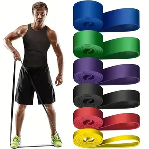 TPE Resistance Bands - Durable TPE Latex Multi-Use for Yoga, Pull-Ups, Strength Training, Lightweight & Portable, Suitable for All Fitness Levels