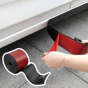 1PC Car Side Scratch Guard Strip, 5x200cm Rubber Bumper Protector, Universal Fit for Car Front and Rear Bumpers, Automotive Accessories, Protector Sticker