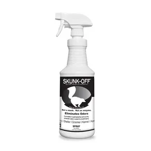 Skunk-Off Spray (32oz) Safe for Head & Face – Ready to Use Skunk Odor Remover for Home, Carpet, Car & More – 32 oz