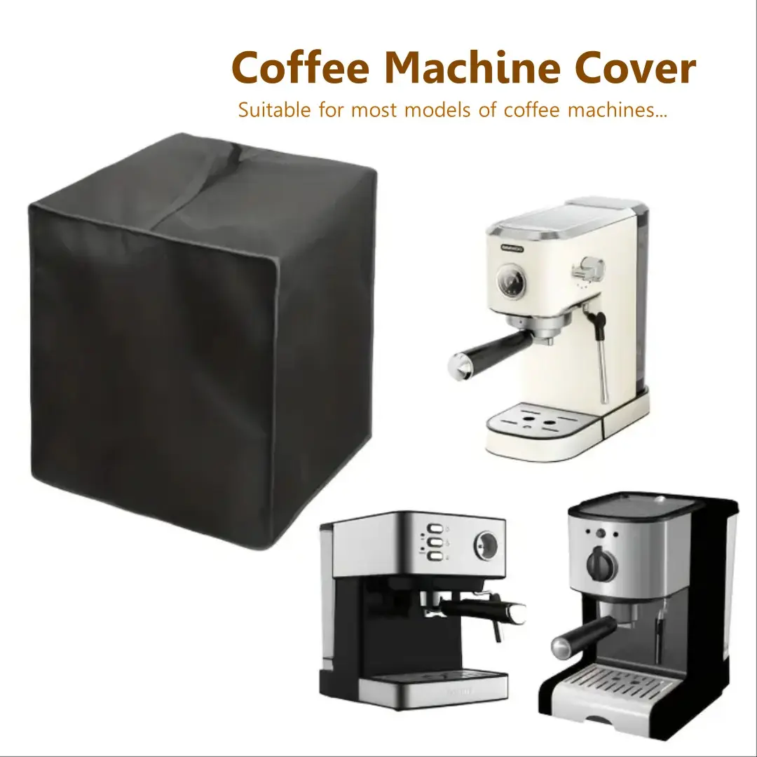 1pc Countertop Coffee Machine Cover, Suitable for Most Models of Coffee Machines, Ice Machines and Other Small Kitchen Appliances, Coffee Station Accessories, Coffee Bar Accessories