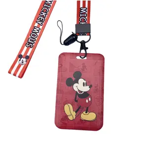Disney Mickey Mouse Neck Card Holder with Lanyard for Easy Access & Disney Fans' Favorite Character Design