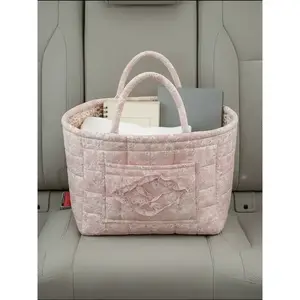 Car Interior Storage Basket, Multipurpose Basket, Clothing Book Work Supplies Home Organizer Bag, Space Saving Multi-Purpose Car Accessory