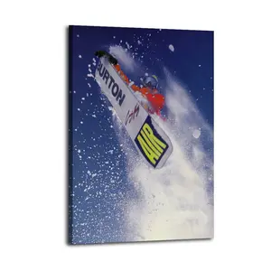 Sports Ski Snow Poster Decorative Painting Canvas Wall Art Picture Print Modern Family Bedroom Decor