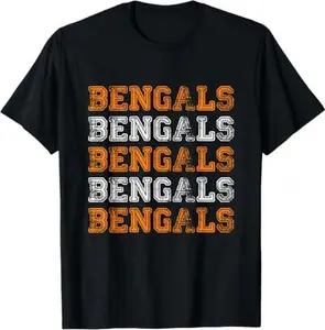 Vintage, Retro, Novelty, Bengals T-Shirt