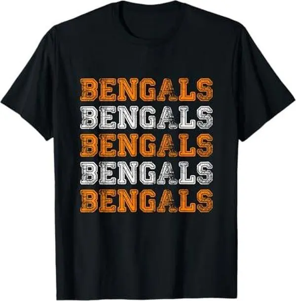 Vintage, Retro, Novelty, Bengals T-Shirt